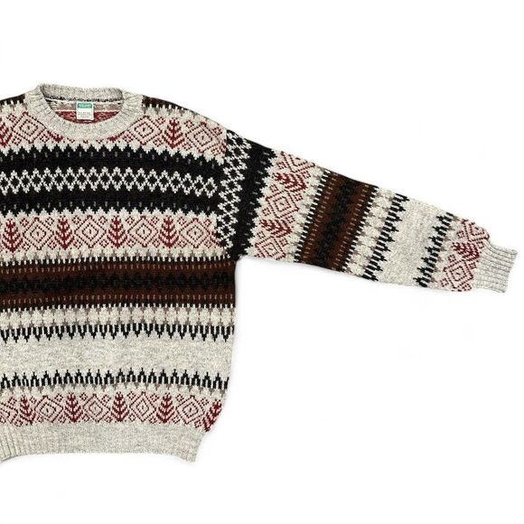 United Colors Of Benetton Multicolor Crewneck Sweater - Picture 6 of 10